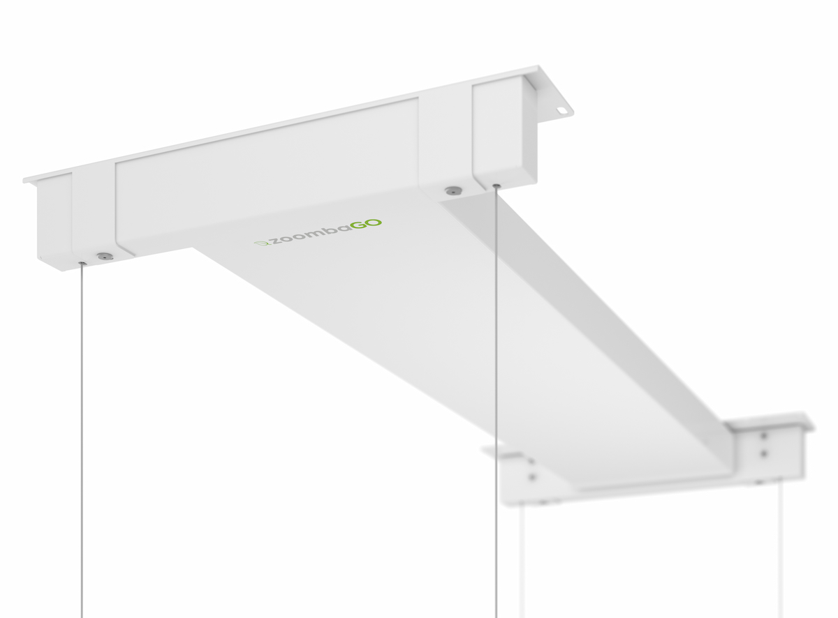 Stahlgehäuse des automatischen Wäschetrockners zur Deckenmontage Zoomba GO 160 in Weiß