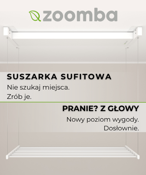 Suszarka sufitowa Zoomba – nie szukaj miejsca, zrób je